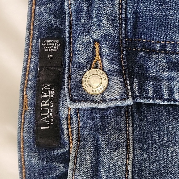 Ralph Lauren Skinny Jeans Light Wash Size 16 Womens - Picture 4 of 4